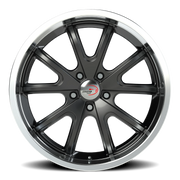 Vision 143 15x7 -7 5x120.65mm 83mm Gunmetal Machined Lip