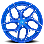 Niche Torsion 20x9 +27 5x112mm 66.56mm Anodized Blue Milled