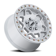 KMC Torx Beadlock UTV 15x8 +0 5x114.3mm 72.56mm Machined Silver