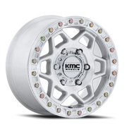 KMC Torx Beadlock UTV 15x7 +38 6x139.7mm 100.3mm Machined Silver