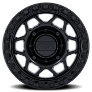 KMC Torx Beadlock UTV 15x7 +38 4x137mm 96mm Matte Black Gloss Black Ring