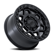 KMC Torx Beadlock UTV 15x7 +38 6x139.7mm 100.3mm Matte Black Gloss Black Ring