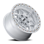 KMC Torx 17x8.5 +0 6x135mm 87.1mm Gloss Silver Machined Face