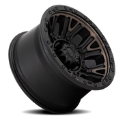 Fuel Traction 20x9 +1 8x180mm 124.2mm Matte Black Double Dark Tint