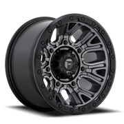 Fuel Traction 20x9 +1 6x139.7mm 106.1mm Matte Gunmetal Black Ring