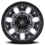Fuel Traction 20x10 -18 6x139.7mm 106.1mm Matte Gunmetal Black Ring