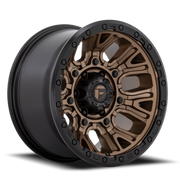 Fuel Traction 20x10 -18 8x180mm 124.2mm Matte Bronze Black Ring
