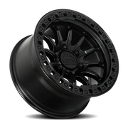 Lock Offroad Trail 17x9 -12 5x127mm 71.5mm Matte Black Gloss Black Ring