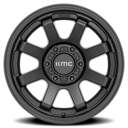 KMC Trail 17x8.5 +0 5x127mm 71.5mm Satin Black