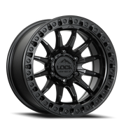 Lock Offroad Trail 20x9 +1 5x127mm 71.5mm Matte Black Matte Black Ring