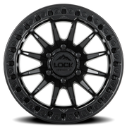 Lock Offroad Trail 17x9 +1 5x127mm 71.5mm Matte Black Matte Black Ring