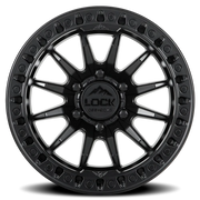 Lock Offroad Trail 20x9 +20 8x165.1mm 125.2mm Matte Black Matte Black Ring