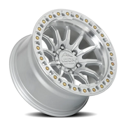 Lock Offroad Trail 20x10 -18 8x170mm 125.2mm Machined Silver Clear Coat