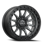 Lock Offroad Trail 20x9 +1 5x127mm 71.5mm Matte Grey Ma