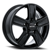 RTX Transit 16x6.5 +60 5x160mm 65.1mm Gloss Black