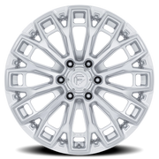 Fuel Trax 17x9 -12 6x135mm 87.1mm Gloss Silver Machined Face