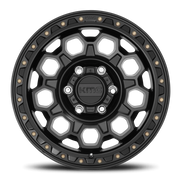 KMC Trek 17x9 +18 6x135mm 87.1mm Satin Black