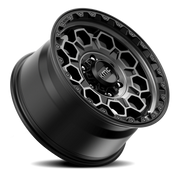 KMC Trek 17x9 -12 5x127mm 71.5mm Satin Black Gray Tint