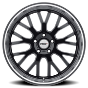 TSW Tremblant 17x8 +35 5x120mm 76mm Gloss Black Mirror Cut Lip