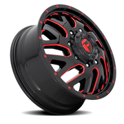 Fuel Triton Dually 20x8.25 +105 8x200mm 142mm Gloss Black Red Tinted Clear