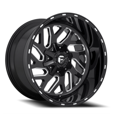 Fuel Triton 17x9 -12 6x135mm 106.4mm Gloss Black Milled