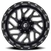 Fuel Triton 22x10 -18 8x165.1mm 125.1mm Gloss Black Milled