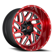 Fuel Triton 24x12 -44 6x135mm 106.1mm Candy Red Milled