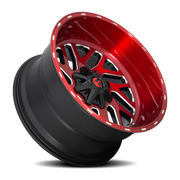 Fuel Triton 20x10 -18 8x180mm 124.2mm Candy Red Milled