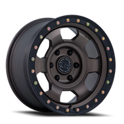 Black Rhino Trooper 17x8.5 +0 6x139.7mm 106.1mm Burnt Bronze Matte Black Lip
