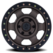Black Rhino Trooper 17x8.5 +25 6x139.7mm 106.1mm Burnt Bronze Matte Black Lip