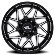 Moto Metal Turbine MO812 20x9 +20 6x135mm 87.1mm Gloss Black Machined Face