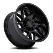 Moto Metal Turbine MO812 20x10 -18 5x139.7mm 78.1mm Gloss Black