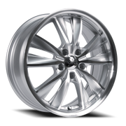 RTX Twist 17x7 +40 5x114.3mm 73.1mm Silver Machined