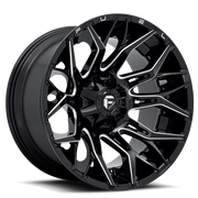 Fuel Twitch 20x9 +1 5x114.3mm 78mm Gloss Black Milled