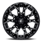 Fuel Twitch 22x12 -44 8x180mm 124.3mm Gloss Black Milled