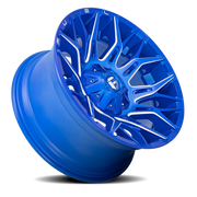 Fuel Twitch 20x9 +1 8x165.1mm 125.2mm Anodized Blue Milled