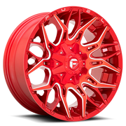 Fuel Twitch 20x10 -18 8x165.1mm 125.2mm Candy Red Milled