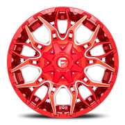 Fuel Twitch 22x12 -44 8x170mm 125.1mm Candy Red Milled