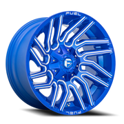 Fuel Typhoon 20x9 +1 5x114.3mm 78.1mm Anodized Blue Milled