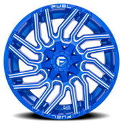 Fuel Typhoon 20x9 +1 8x170mm 125.1mm Anodized Blue Milled