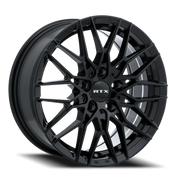 RTX V20 15x6.5 +40 4x98mm 58.1mm Gloss Black
