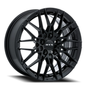 RTX V20 16x7 +40 5x114.3mm 73.1mm Gloss Black