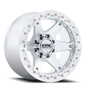 KMC VI Beadlock 20x10 -48 8x165.1mm 125.1mm Machined Silver