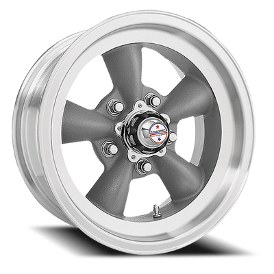 American Racing Torq Thrust D 14x6 -2 5x120.65mm 83.06mm Torq Thrust Gray Machined Lip