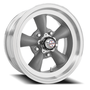 American Racing Torq Thrust D 15x7 -6 5x127mm 83.06mm Torq Thrust Gray Machined Lip