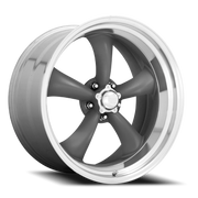 American Racing Classic Torq Thrust II 18x10 +6 5x114.3mm 83.06mm Mag Gray Machined Lip