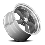 American Racing Classic Torq Thrust II 18x10 +6 5x114.3mm 83.06mm Mag Gray Machined Lip