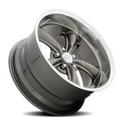 American Racing Boss TT 18x9.5 -4 5x114.3mm 72.56mm Graphite Diamond Cut Lip