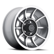 American Racing Vector 15x8.5 +6 5x120.65mm 86mm Matte Anthracite Machined