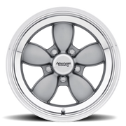 American Racing VN504 17x7 +0 5x120.65mm 72.6mm Mag Gray Mirror Lip